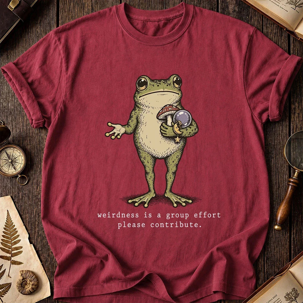 Add Weirdness Frog T-Shirt product image 5