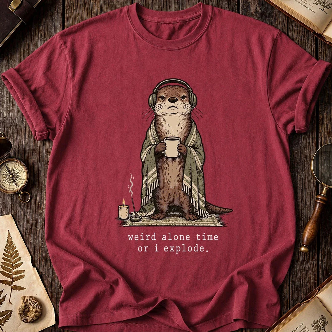 Alone Time Otter T-Shirt product image 4