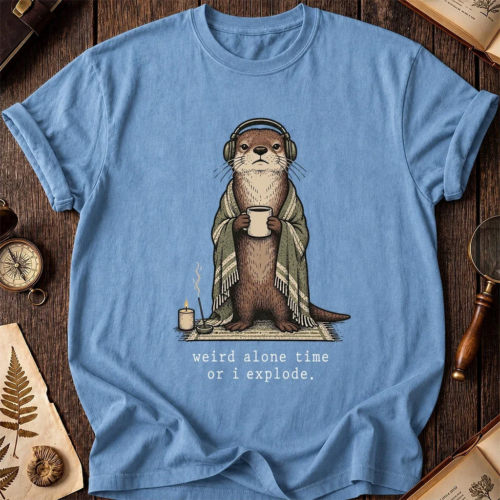 Alone Time Otter T-Shirt product image 1