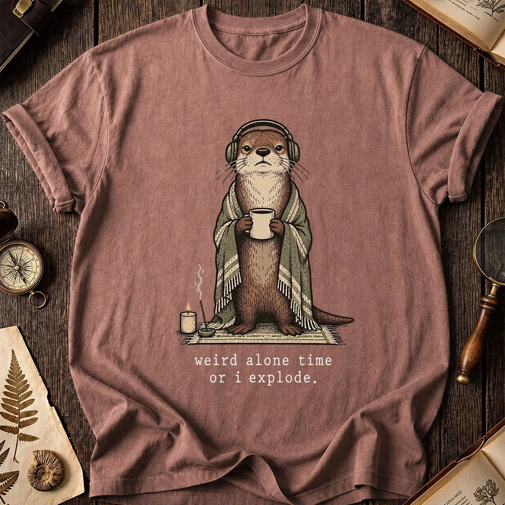 Alone Time Otter T-Shirt product image 8