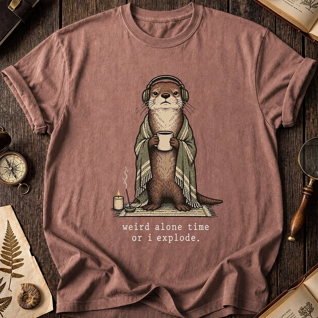 Alone Time Otter T-Shirt product image 8