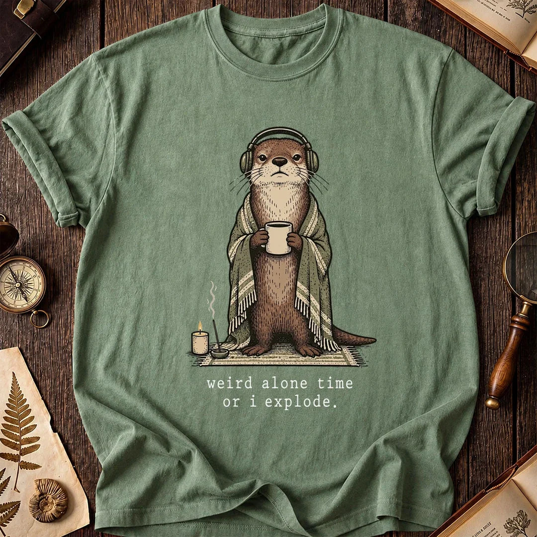 Alone Time Otter T-Shirt product image 5