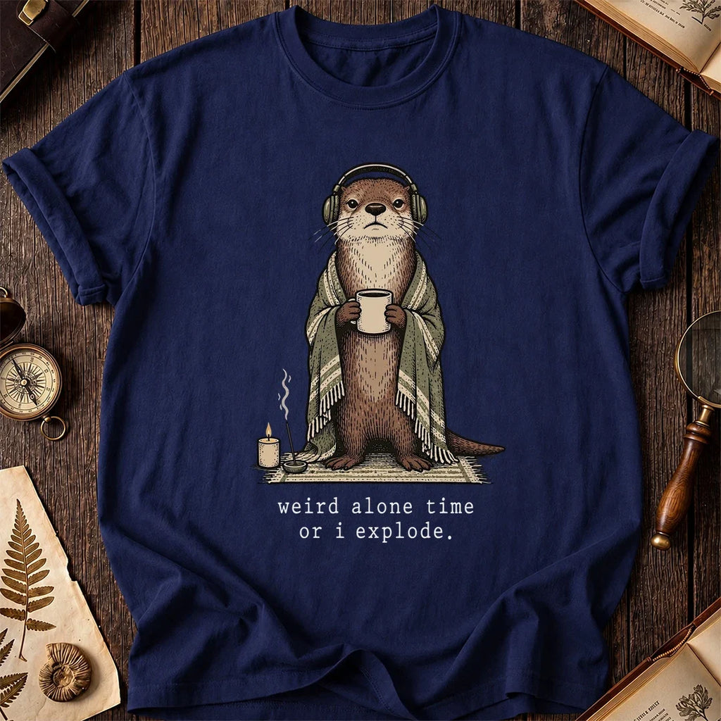 Alone Time Otter T-Shirt product image 7