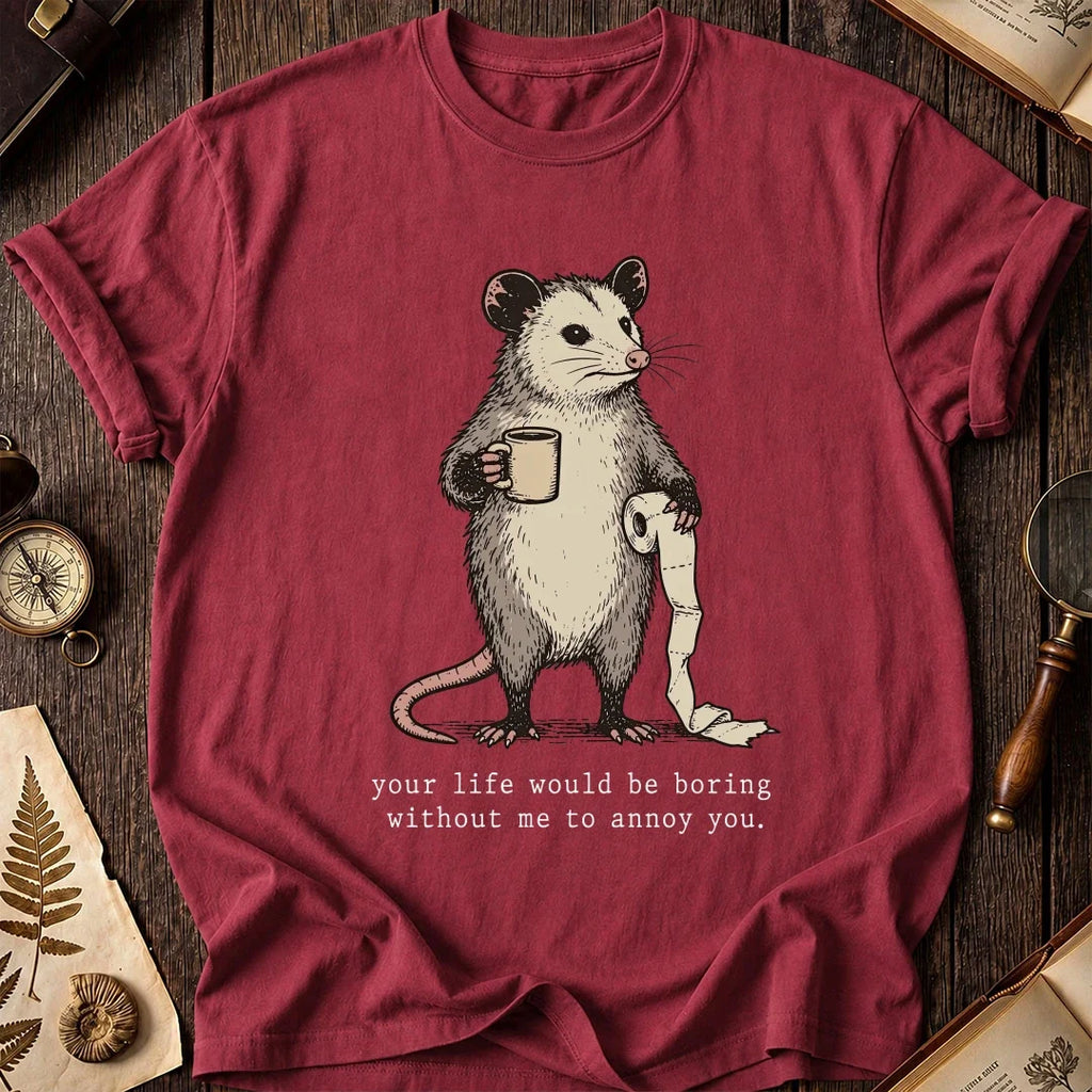 Boring Life Possum T-Shirt product image 5