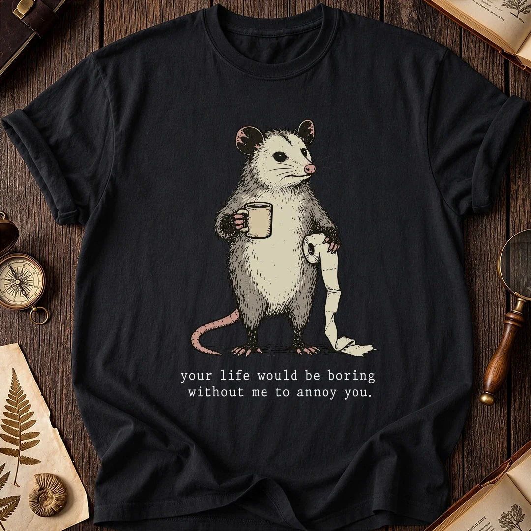 Boring Life Possum T-Shirt product image 2