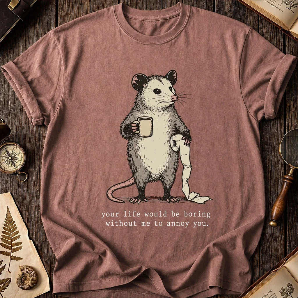 Boring Life Possum T-Shirt product image 8