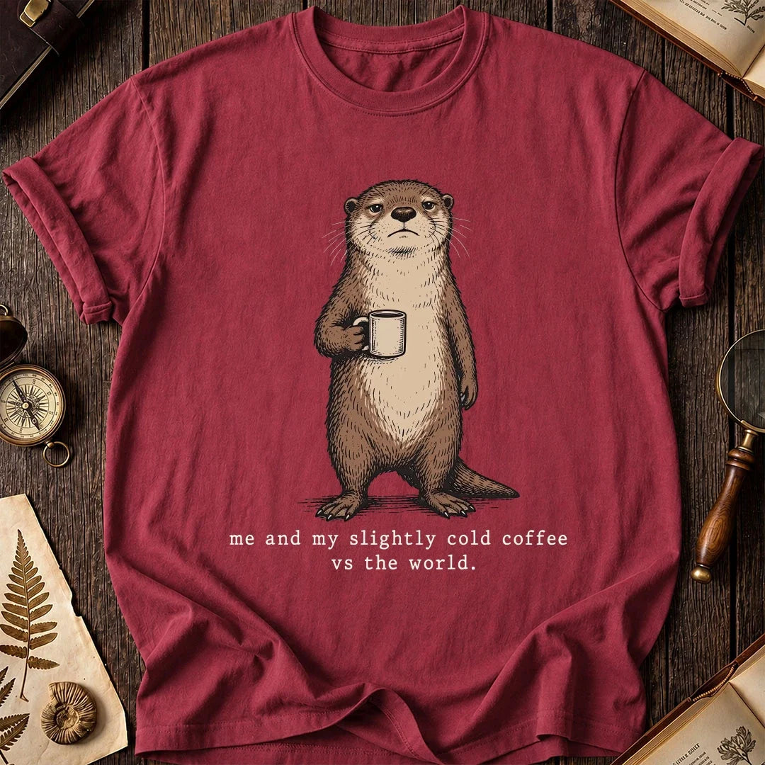 Cold Coffee Otter T-Shirt product image 4
