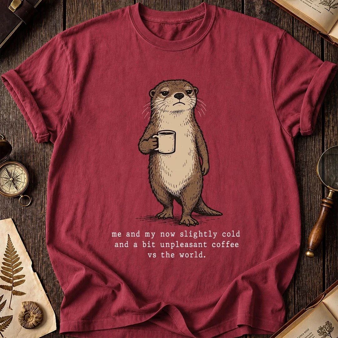 Cold Coffee Otter T-Shirt product image 4