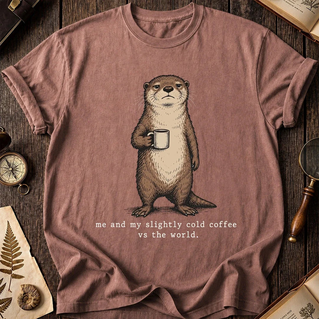 Cold Coffee Otter T-Shirt product image 8