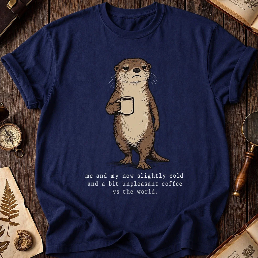Cold Coffee Otter T-Shirt product image 7