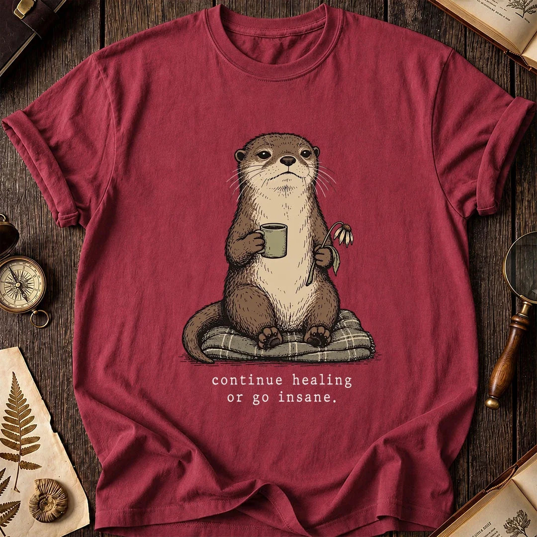 Continue Healing Otter T-Shirt product image 4