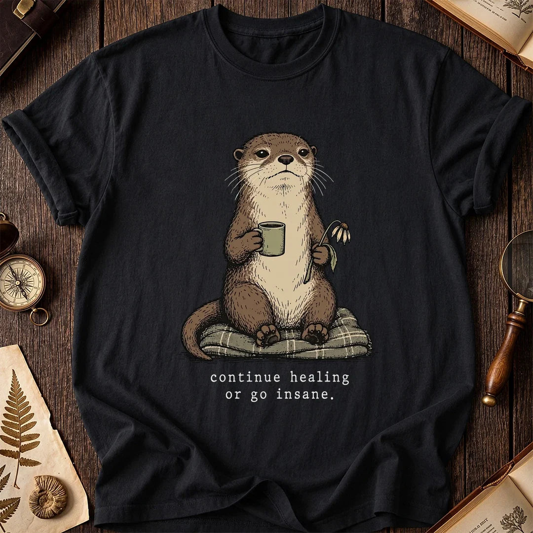 Continue Healing Otter T-Shirt product image 2