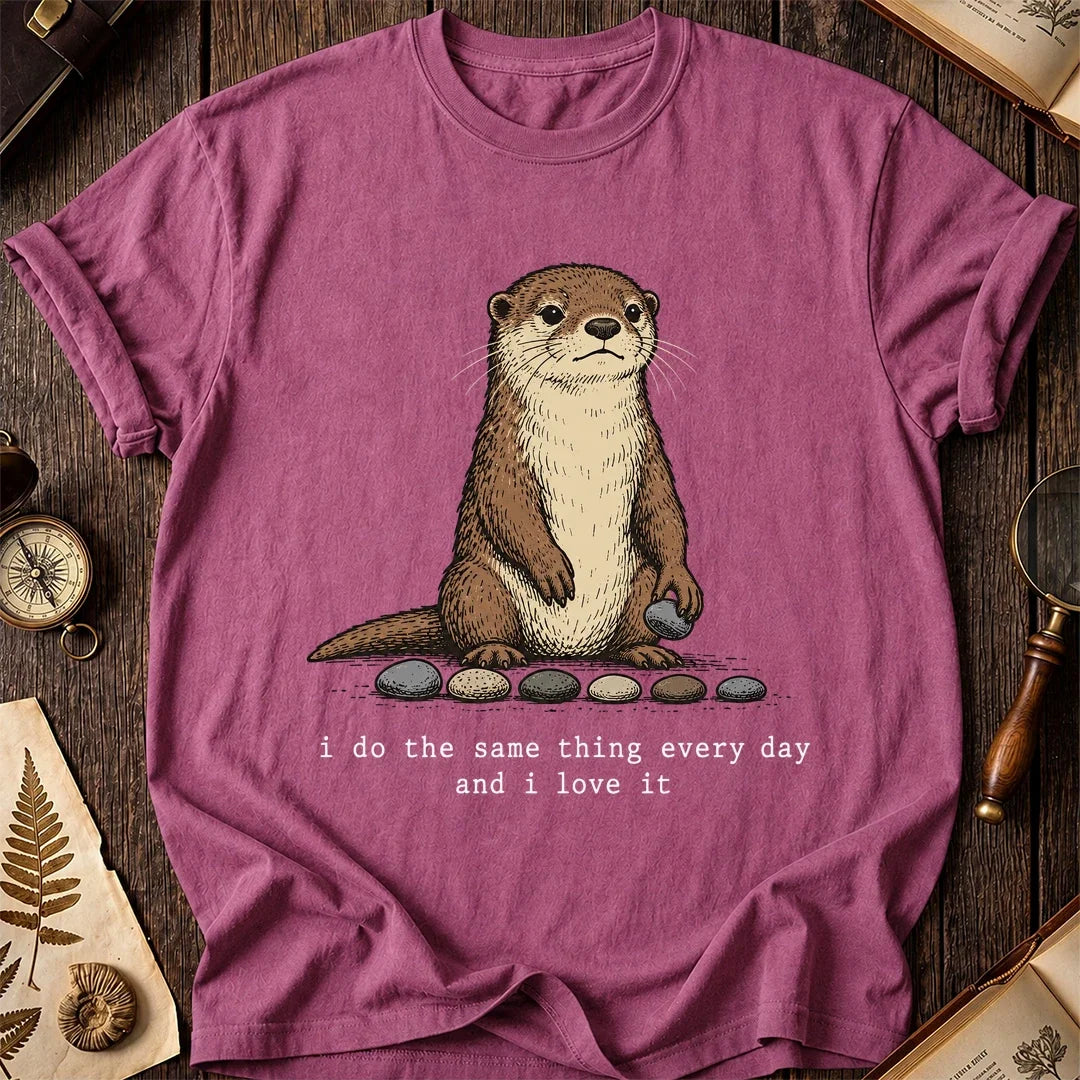 Daily Routine Otter T-Shirt product image 3