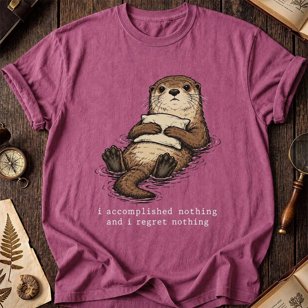 Did Nothing Otter T-Shirt product image 3