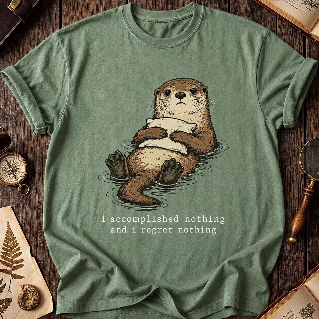 Did Nothing Otter T-Shirt product image 5