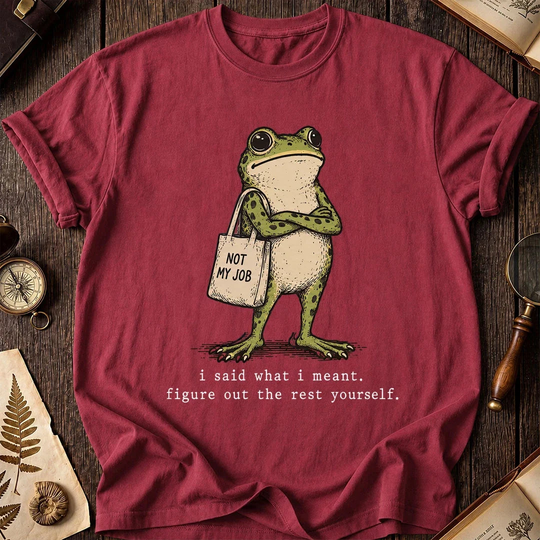 Figure It Out Frog T-Shirt product image 5