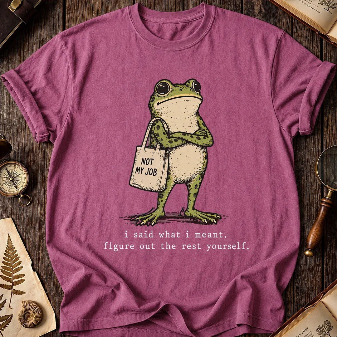 Figure It Out Frog T-Shirt product image 2
