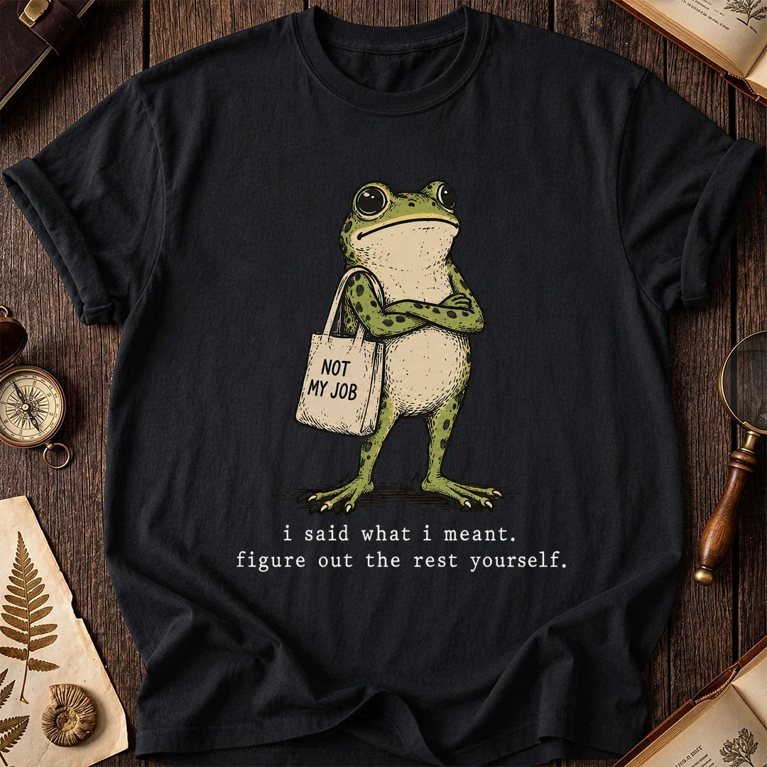 Figure It Out Frog T-Shirt product image 3