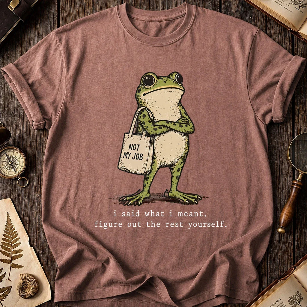 Figure It Out Frog T-Shirt product image 8