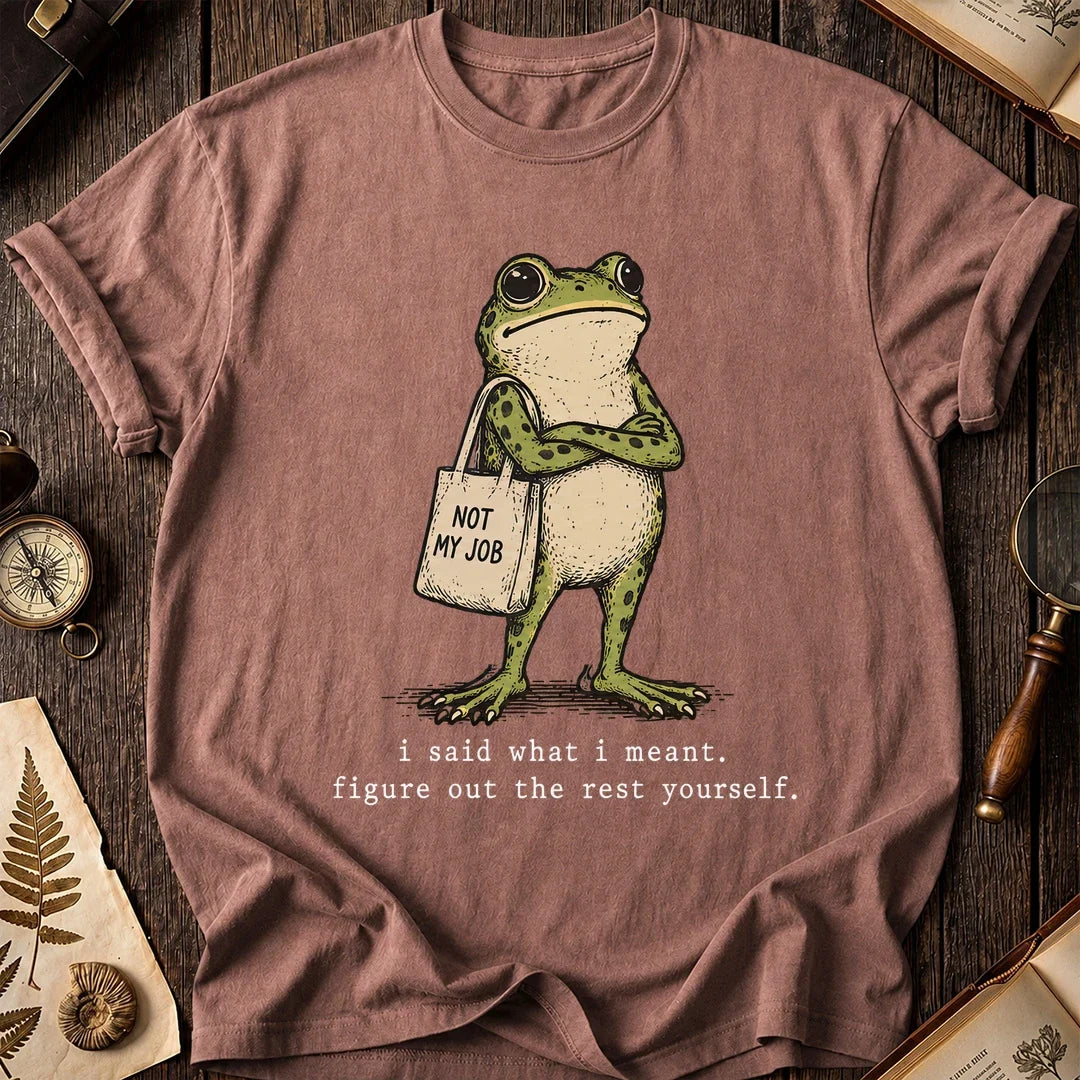 Figure It Out Frog T-Shirt product image 8