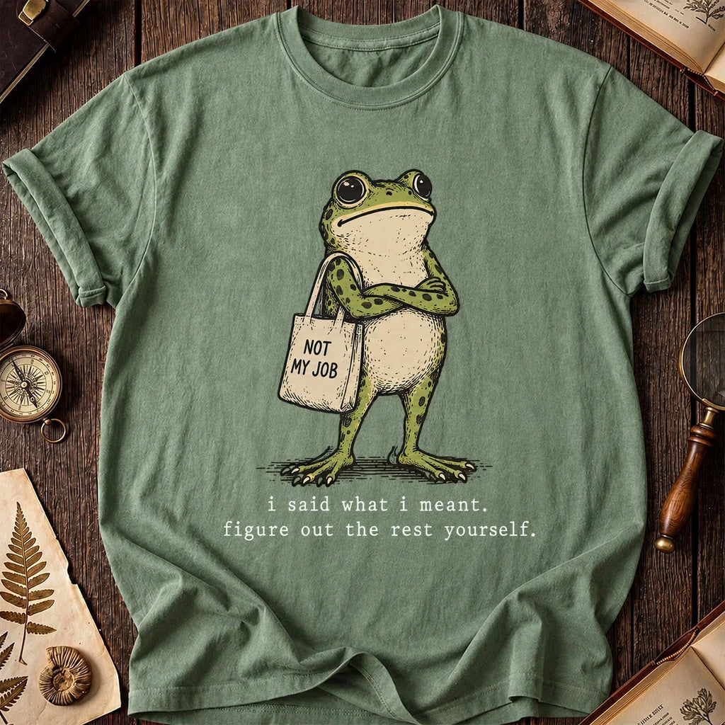Figure It Out Frog T-Shirt product image 1