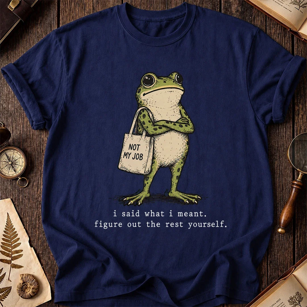 Figure It Out Frog T-Shirt product image 7