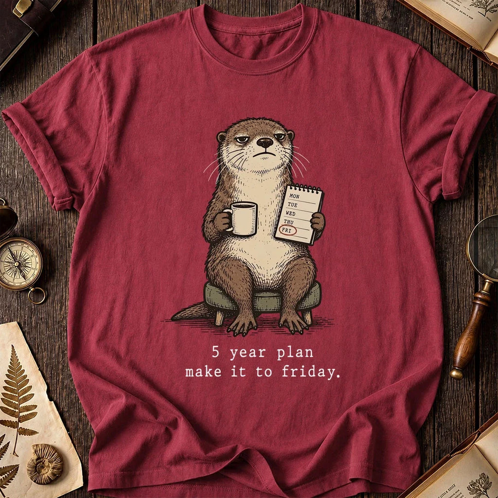 Friday Plan Otter T-Shirt product image 4