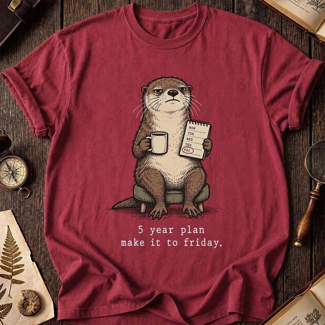 Friday Plan Otter T-Shirt product image 4