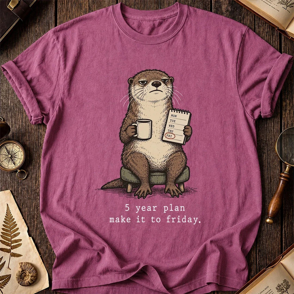Friday Plan Otter T-Shirt product image 3