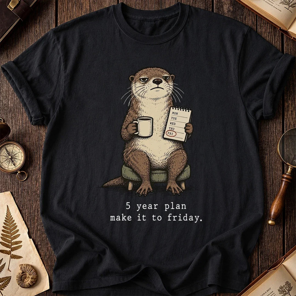 Friday Plan Otter T-Shirt product image 2