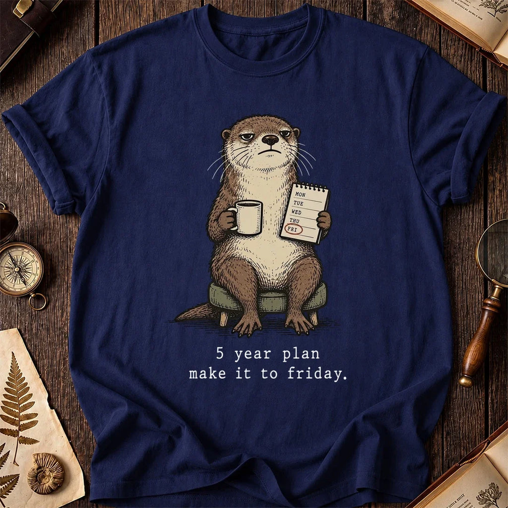 Friday Plan Otter T-Shirt product image 7
