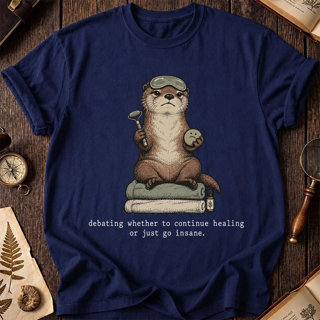 Healing Debate Otter T-Shirt product image 7