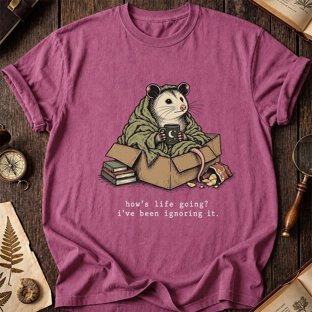 Ignoring Life Possum T-Shirt product image 3