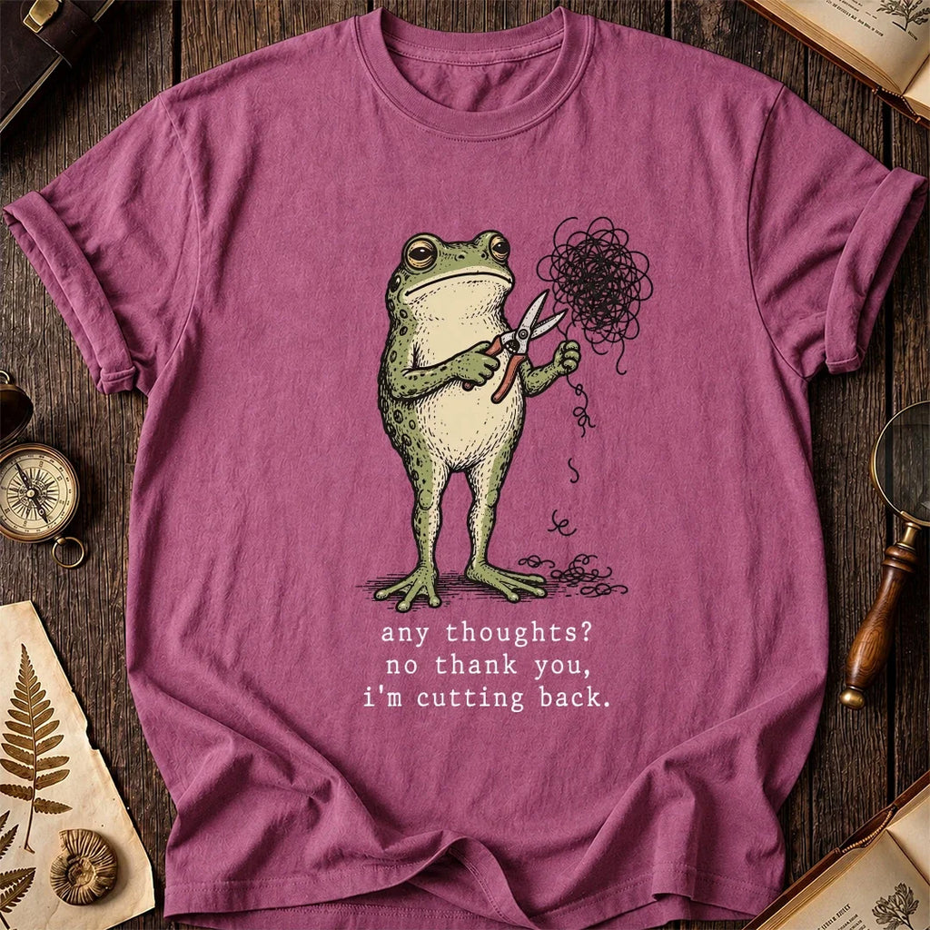 Less Thoughts Frog T-Shirt product image 3