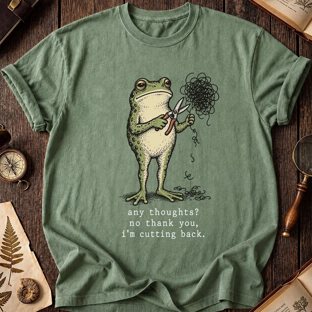 Less Thoughts Frog T-Shirt product image 1