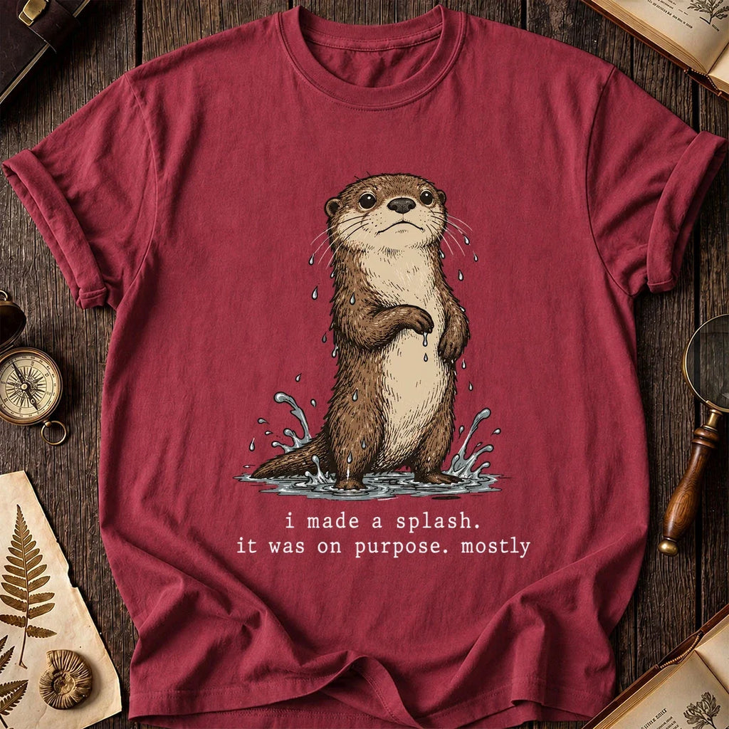 Made A Splash Otter T-Shirt product image 4