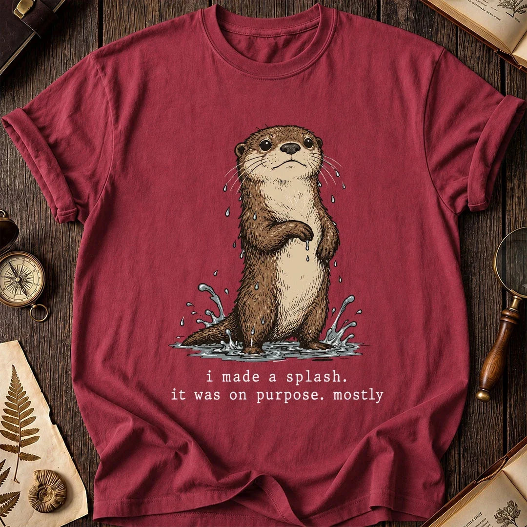 Made A Splash Otter T-Shirt product image 4