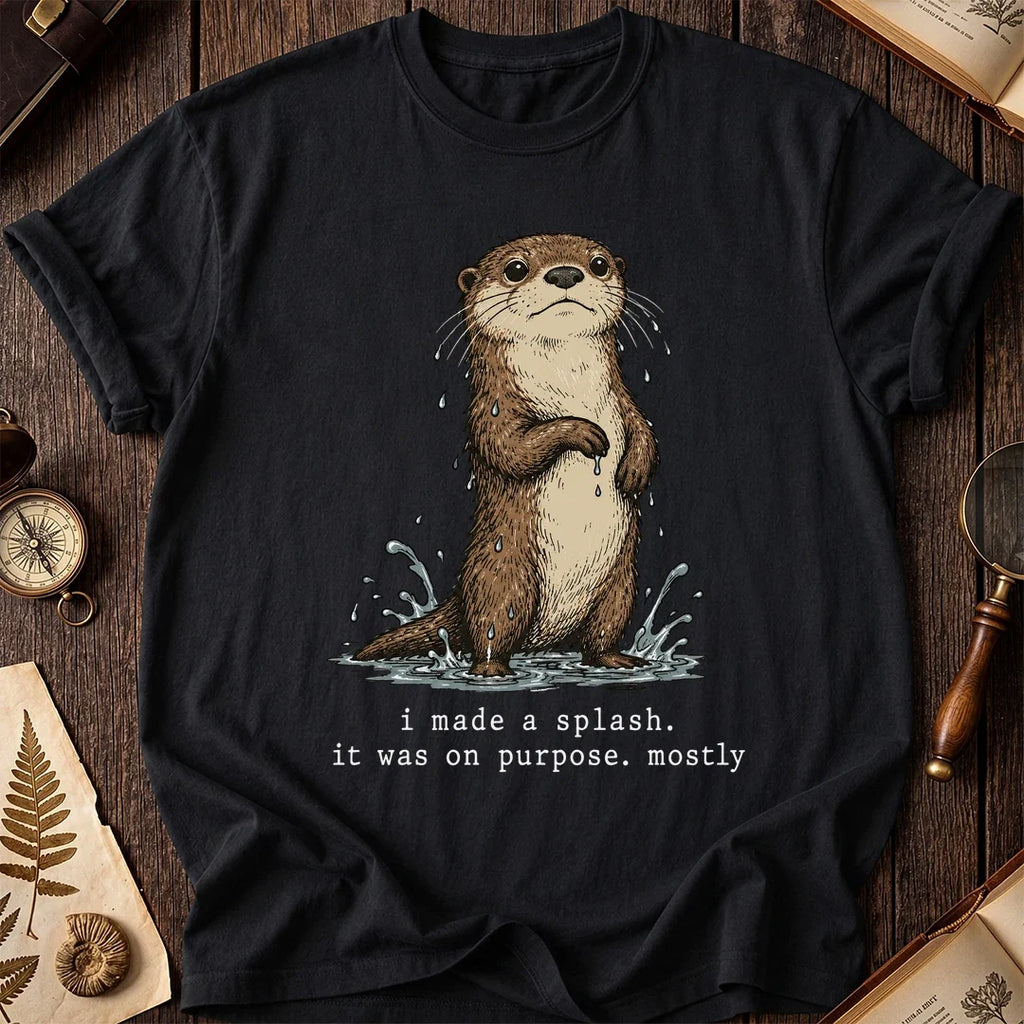 Made A Splash Otter T-Shirt product image 2