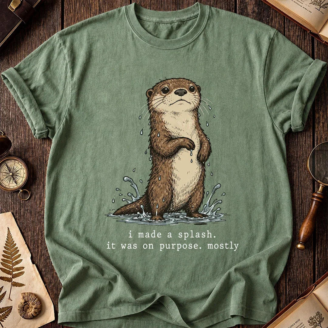 Made A Splash Otter T-Shirt product image 5