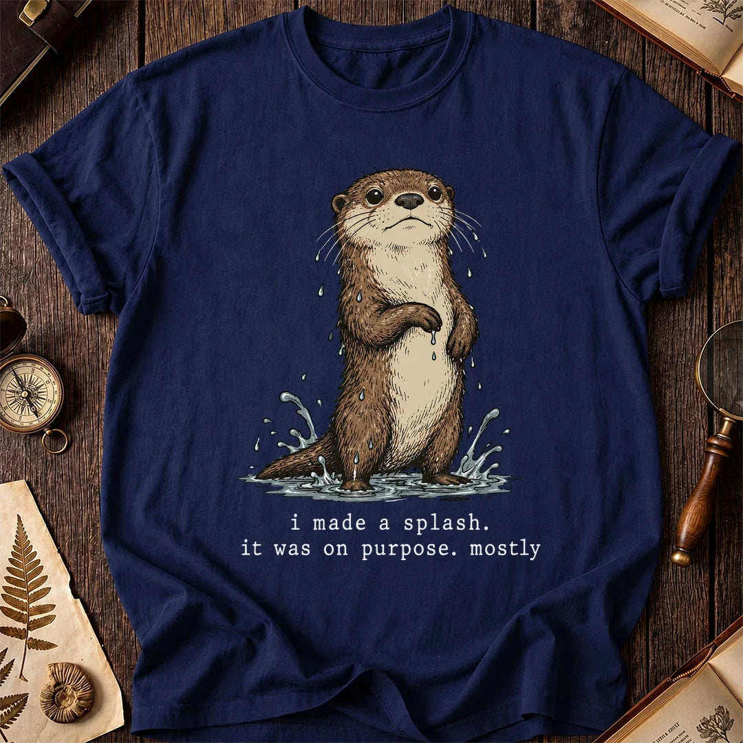 Made A Splash Otter T-Shirt product image 7