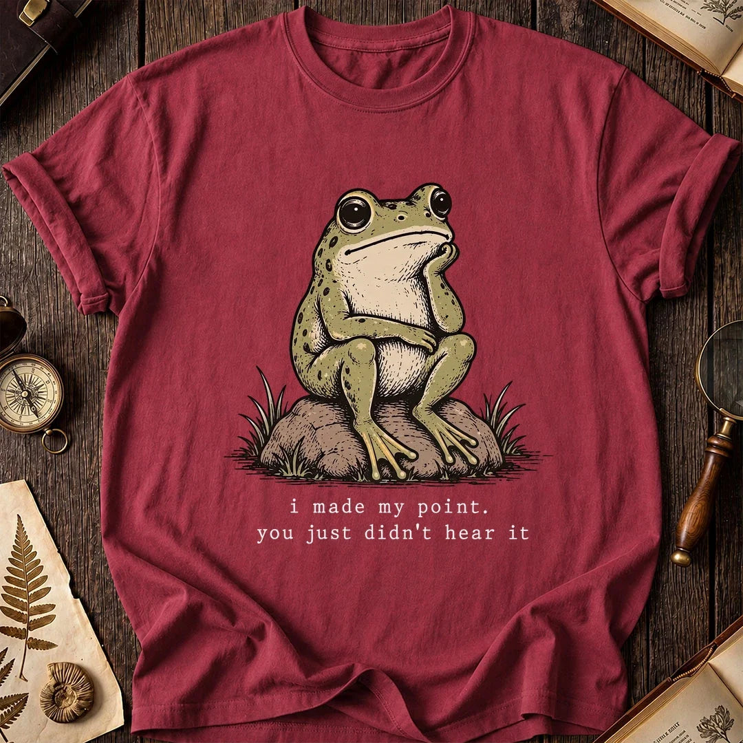 Made My Point Frog T-Shirt product image 5