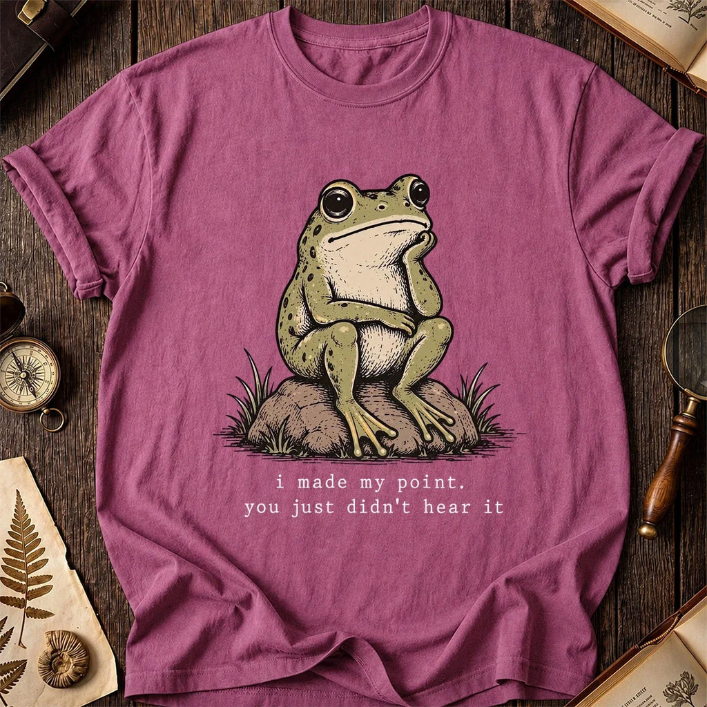 Made My Point Frog T-Shirt product image 2