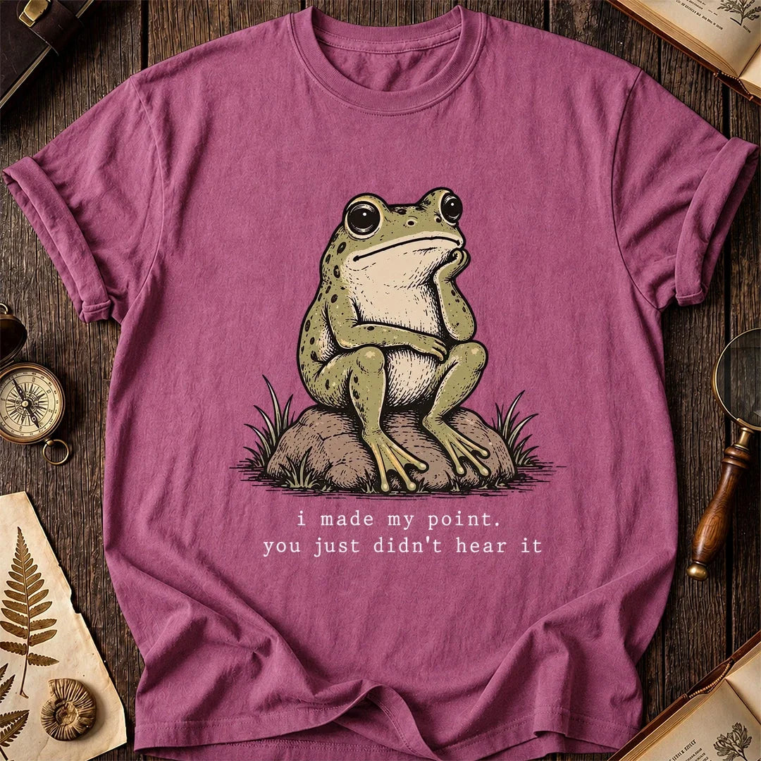 Made My Point Frog T-Shirt product image 2