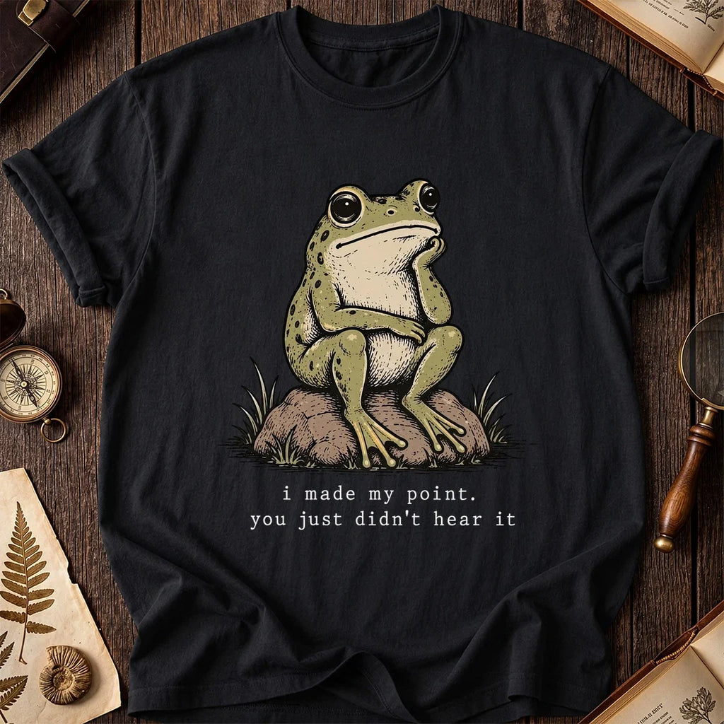 Made My Point Frog T-Shirt product image 3