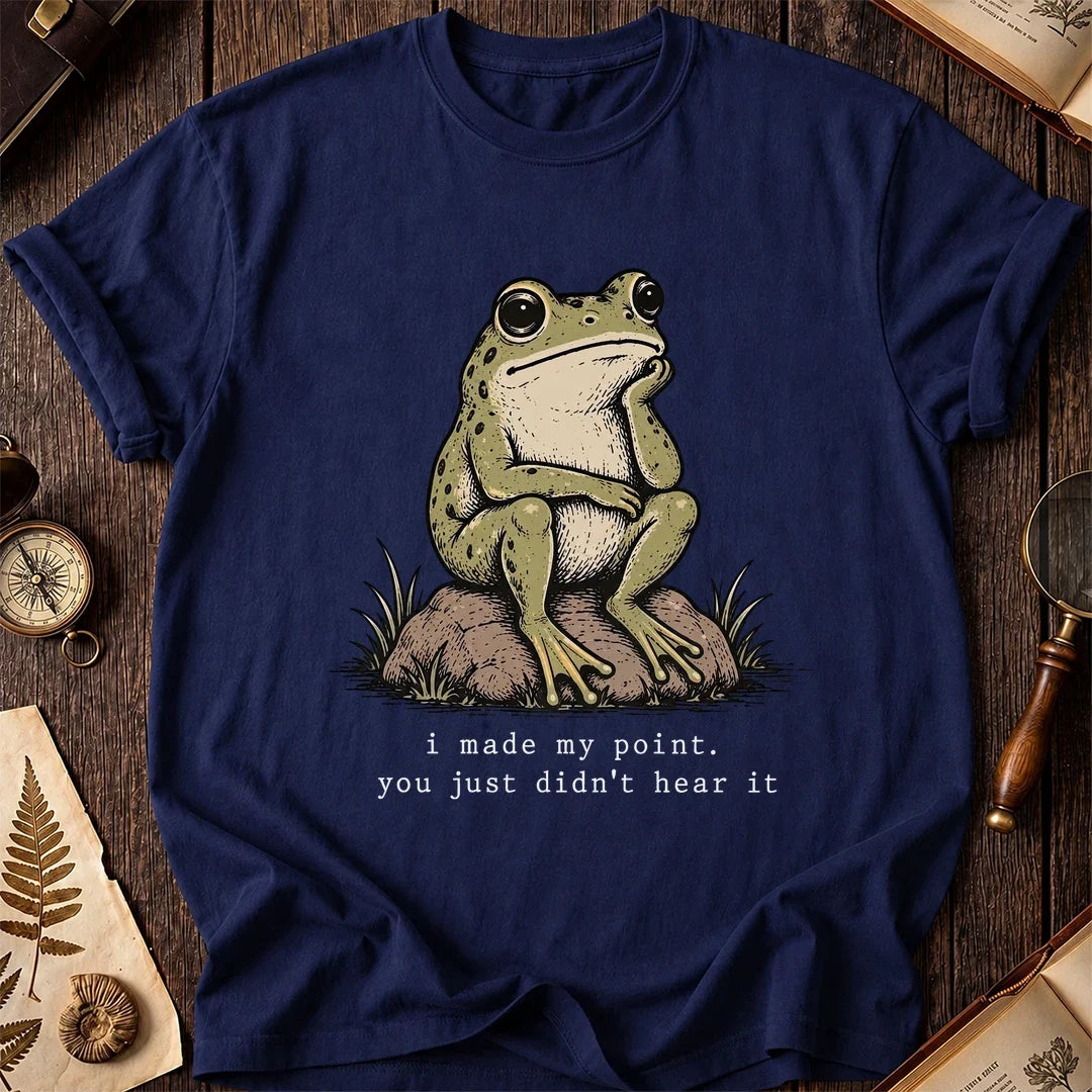 Made My Point Frog T-Shirt product image 7