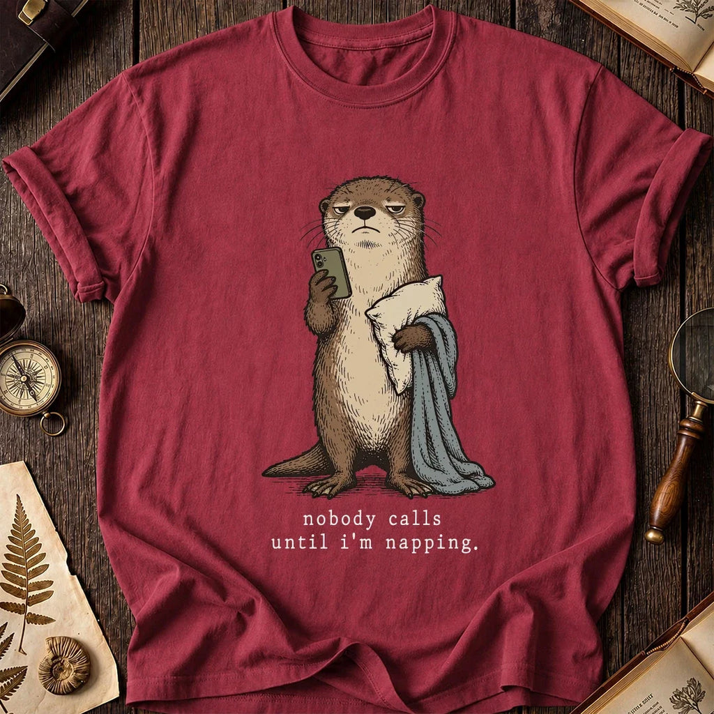 Nap Calls Otter T-Shirt product image 4