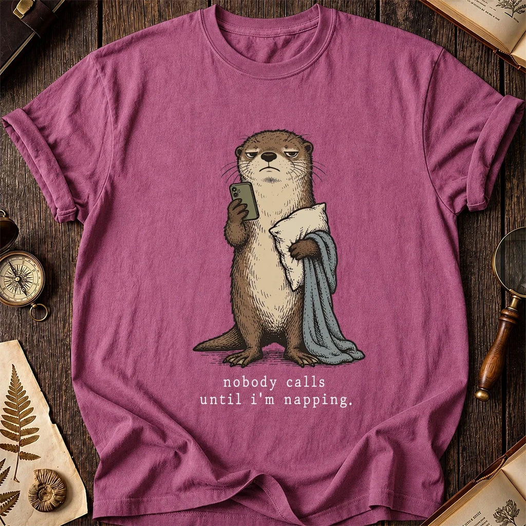 Nap Calls Otter T-Shirt product image 3