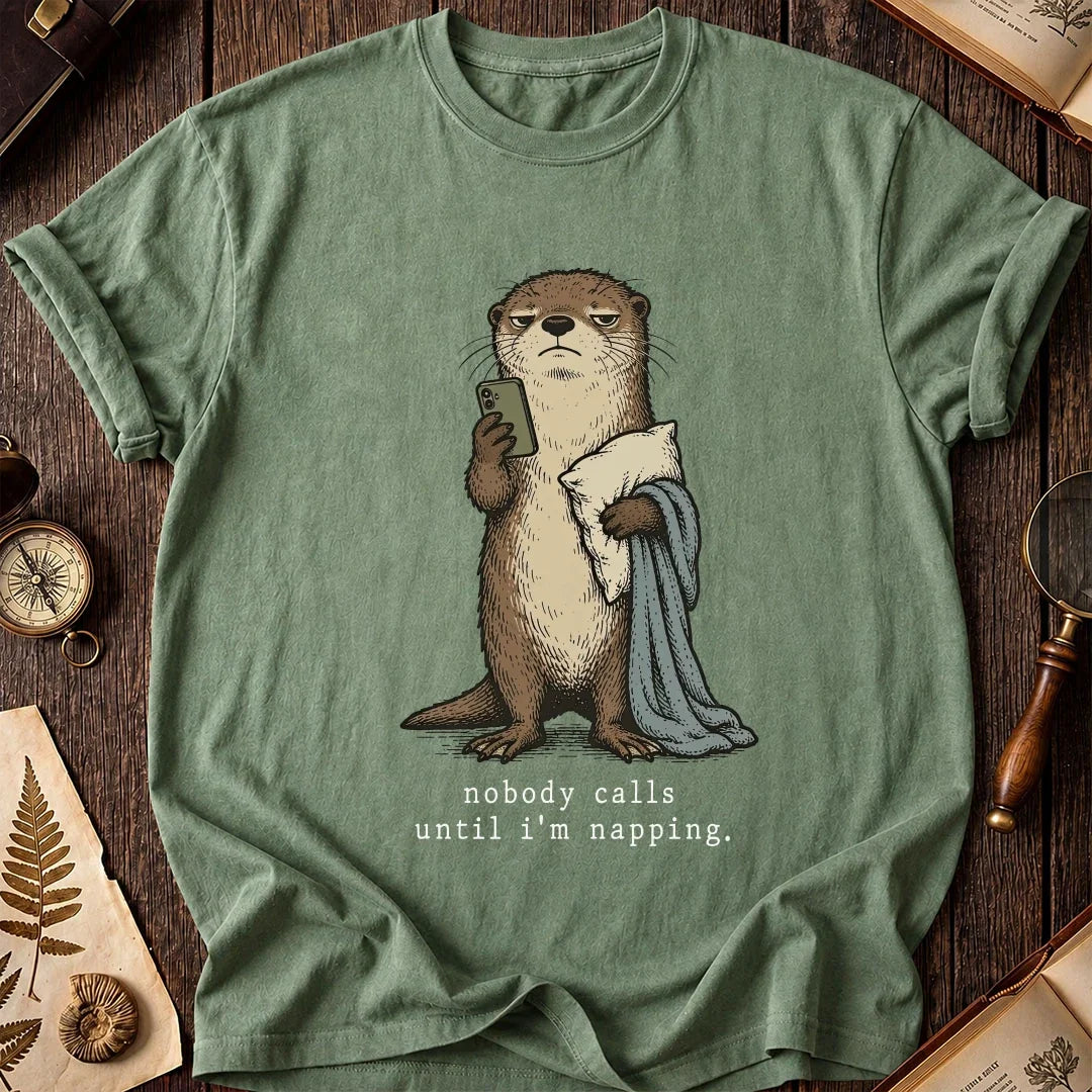 Nap Calls Otter T-Shirt product image 5
