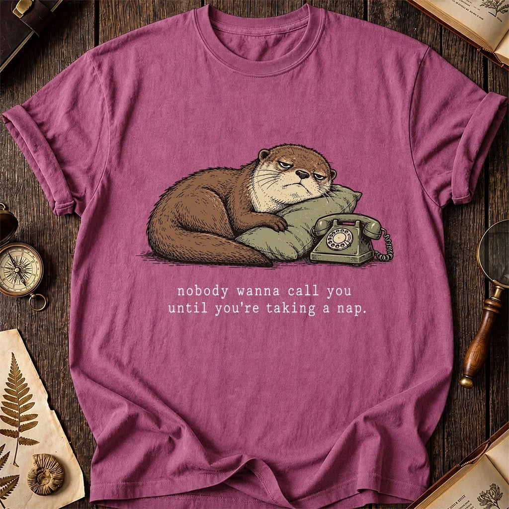 Nap Timing Otter T-Shirt product image 3