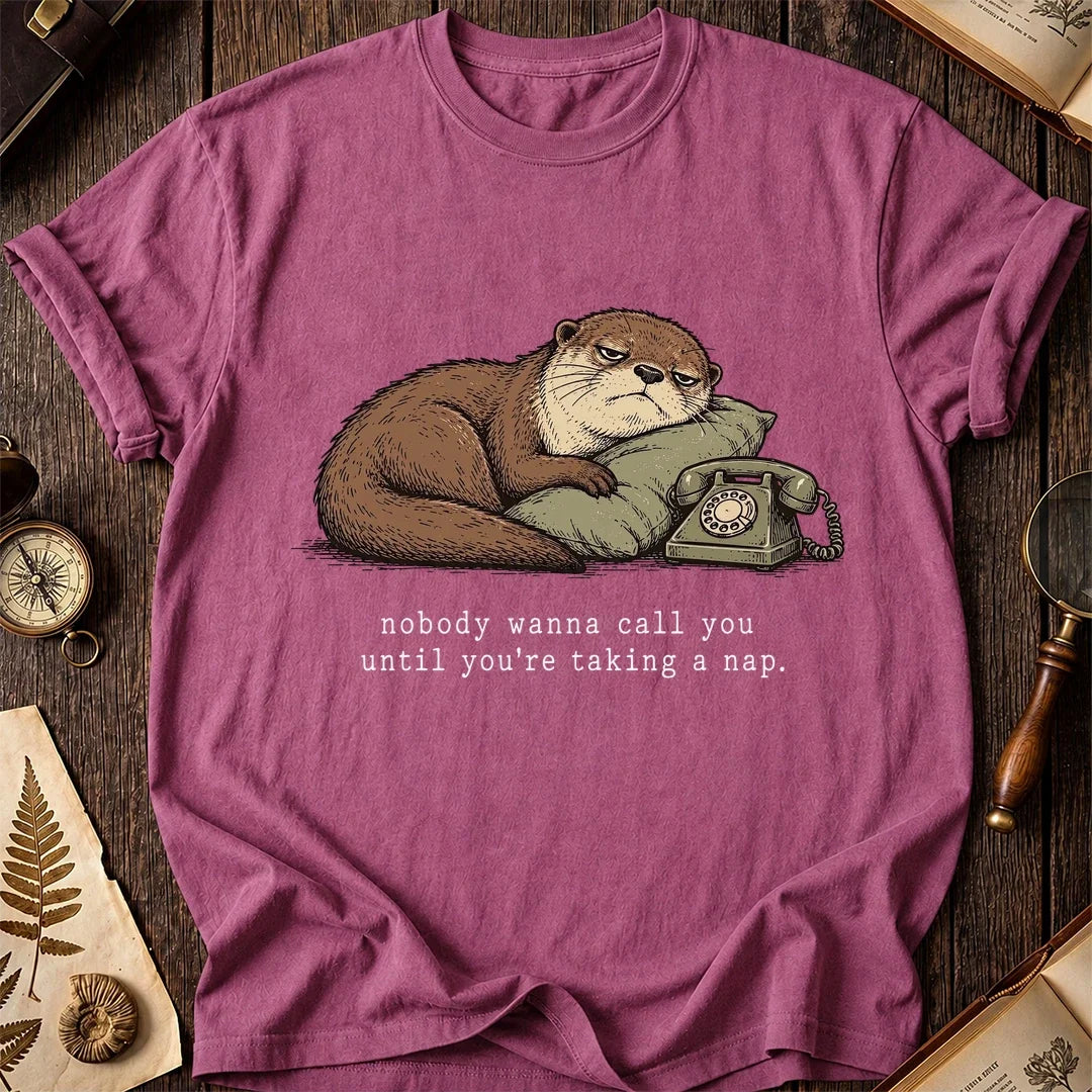 Nap Timing Otter T-Shirt product image 3
